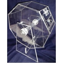 Tômbola em acrílico para balcão